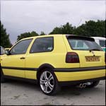 Yellow VW Golf Mk3 GTI Colour Concept N243KYG