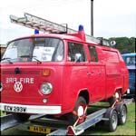 Red VW Type 2 T2 Bay Window Fire Truck ECW293W