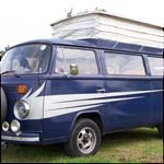Blue VW Type 2 T2 Bay Window WYA441R