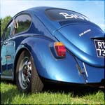 Blue VW Beetle RTU735H