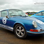 Blue Porsche 911