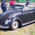 Satin Black VW Beetle Convertible CSL348