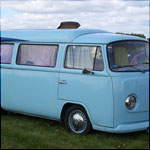 Blue VW Type 2 Bay Window MPA381K