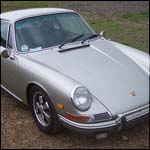 Silver Porsche 911