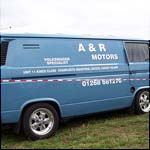 Blue VW T3 Panel Van