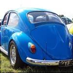 Blue VW Beetle PYF318F