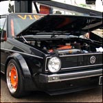 Black VW Golf Mk1 VIEZU