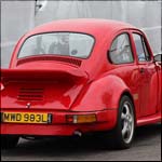 Turbo look red VW Beetle MWD983L