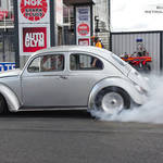 Silver VW Beetle