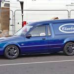 Blue Ford Escort Mk4 Van - Jane McReady - Sportsman ET