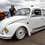 Maxisadogsname White Germanlook VW Beetle HWL308S