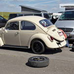 Savannah Beige Cal-Look VW Beetle with Type 4 engine - Broen Mes