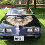 Black Pontiac Firebird Trans-Am BYP101T