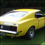 Yellow Ford Mustang Mach 1 GTB11K