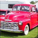Red 1950 Chevrolet Truck PSL942
