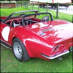 Red Chevrolet Corvette 362VU