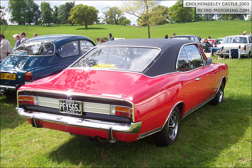 Red 1971 Opel Commodore GS Coupe