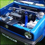 Blue VW Golf Mk1 FNC359Y