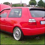 Red VW Golf Mk3 VR6 JJI5575