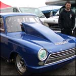 Super Pro ET - John Atkinson - Blue Ford Cortina Mk1 Estate
