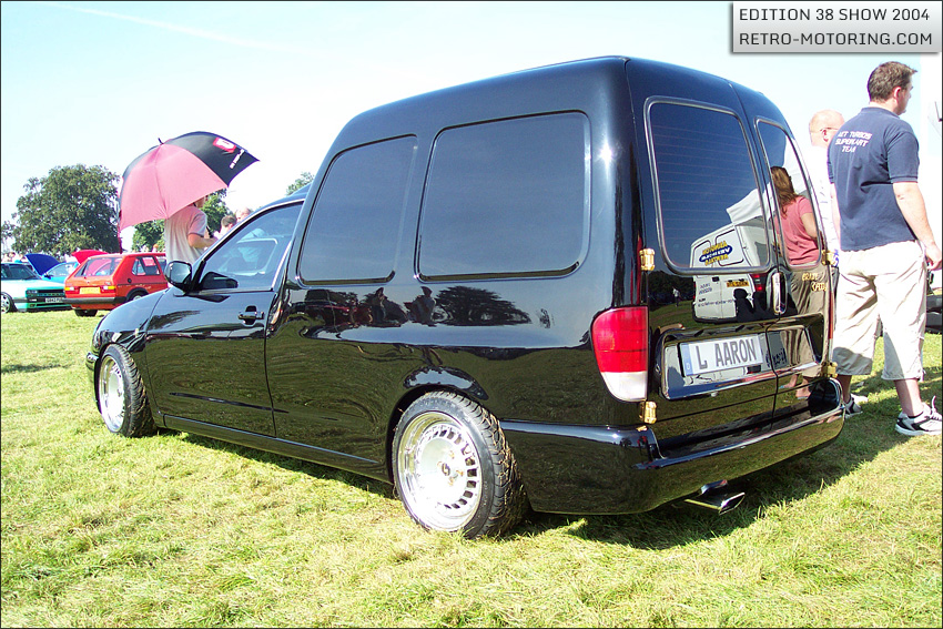 Black VW Polo Caddy Van
