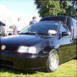 Black VW Polo Caddy Van