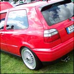 Red VW Golf Mk3 VR6 JJI5575