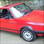 Mars Red VW Golf Mk1 GTI Campaign Edition