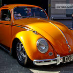 Orange VW Beetle CQ-997-TZ