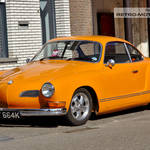 Orange VW Karmann Ghia WKY664K