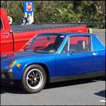 Blue Porsche 914