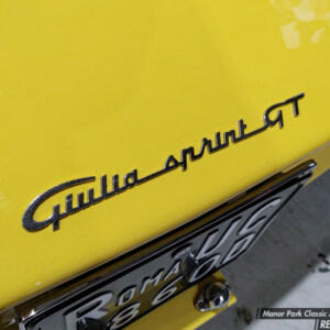 UCA860D Yellow 1966 Alfa Romeo Giulia Sprint GT Veloce