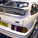 White Ford Sierra RS Cosworth D797PGO