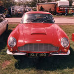 Red 1966 Aston Martin DB6 KLE19D