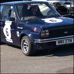 Car 6 - George Leitch - Blue Ford Fiesta Mk1 MMX271W