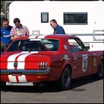 Car 32 - Alasdair Coates - Red Ford Mustang
