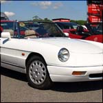 White Alfa Romeo Spider