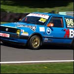 Car 96 - Martyn Walsh - Blue VW Golf Mk2 GTI 16v