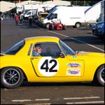 Yellow 1967 Lotus Elan S3 KOM407E - Car 42 - Philip Rothwell / R