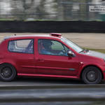 Red Renault Clio Track Car R555MDM
