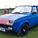 Blue Vauxhall Chevette TCX764T