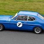 Blue 1970 Ford Capri 3.0S Mk1 - Car 7 - Alan Daffin