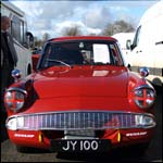 Superspeed Replica Red Ford Anglia Group 2 Race car JY100