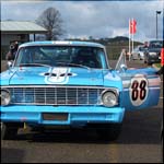 Car 88 - Martin Melling and Jason Minshaw - Blue 1964 Ford Falco