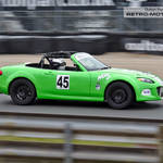 Green Mazda MX5 - Car 45 Jeremy Shipley