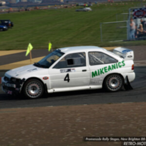 White Ford Escort Cosworth - Car 4 M Gilman / I Douglas