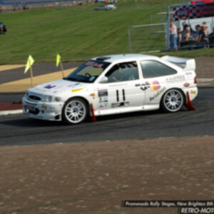 M345SWP White Ford Escort Cosworth - Car 11 M Welch / K Hounslow