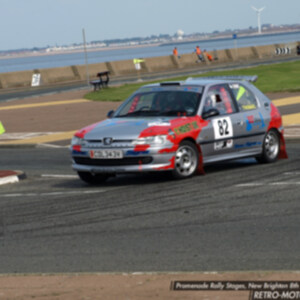 COL343V Silver Peugeot 306 - Car 82 C Jones / G Thomas
