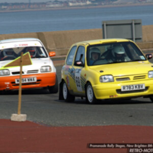 R783KBV Yellow Nissan Micra K11 - Car 69 D Brown / D Riley