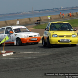 R783KBV Yellow Nissan Micra K11 - Car 69 D Brown / D Riley